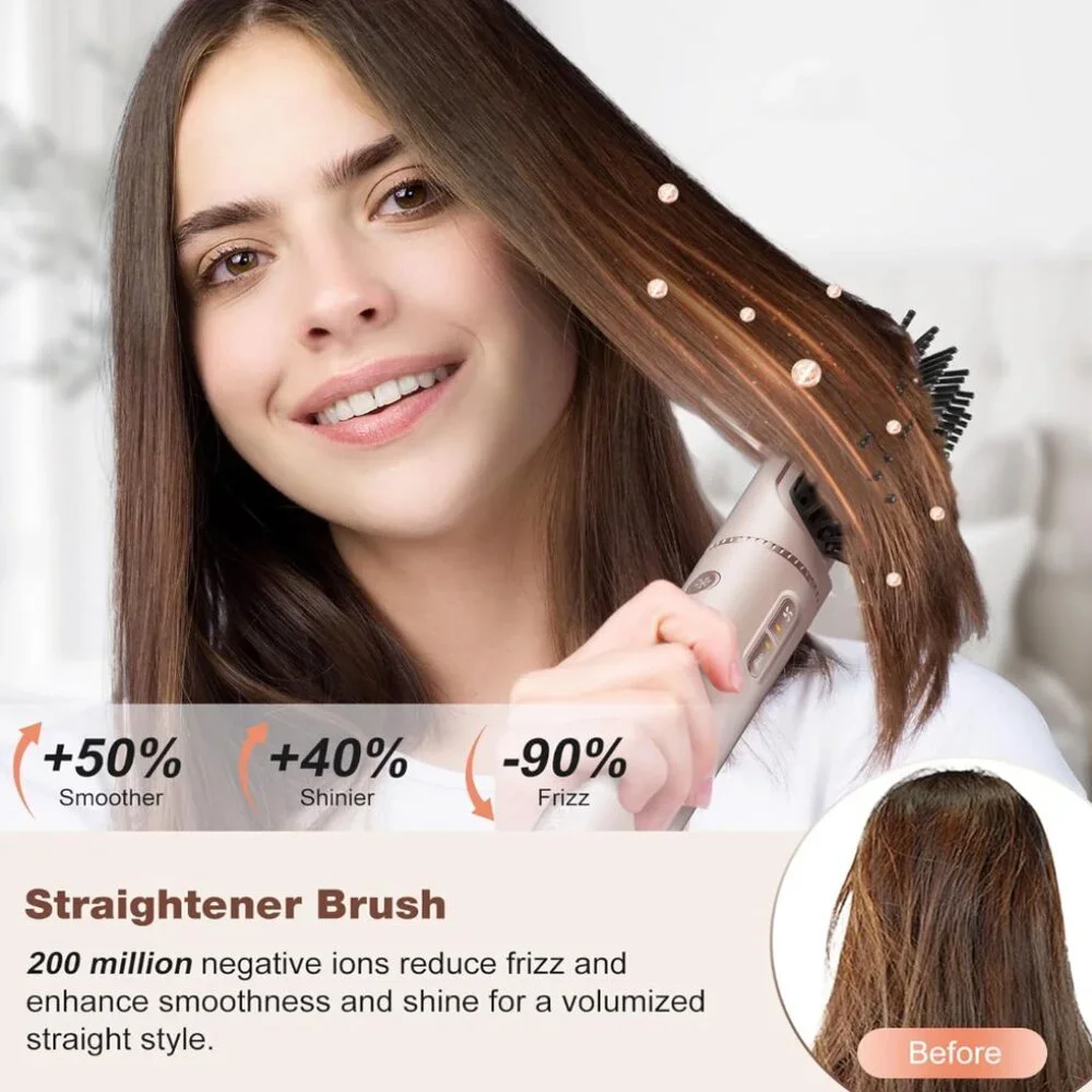 7 MAGIC || 7-in-1 Hair Styling Tools Dryer Brush Air Wrap attachments case - NEW - Picture 5 of 9